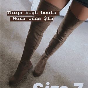 Thigh high boots